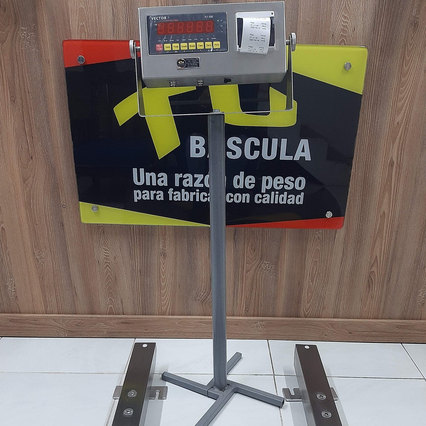 Barras Ganaderas Acero Inox con Indicador Acero Tiquete