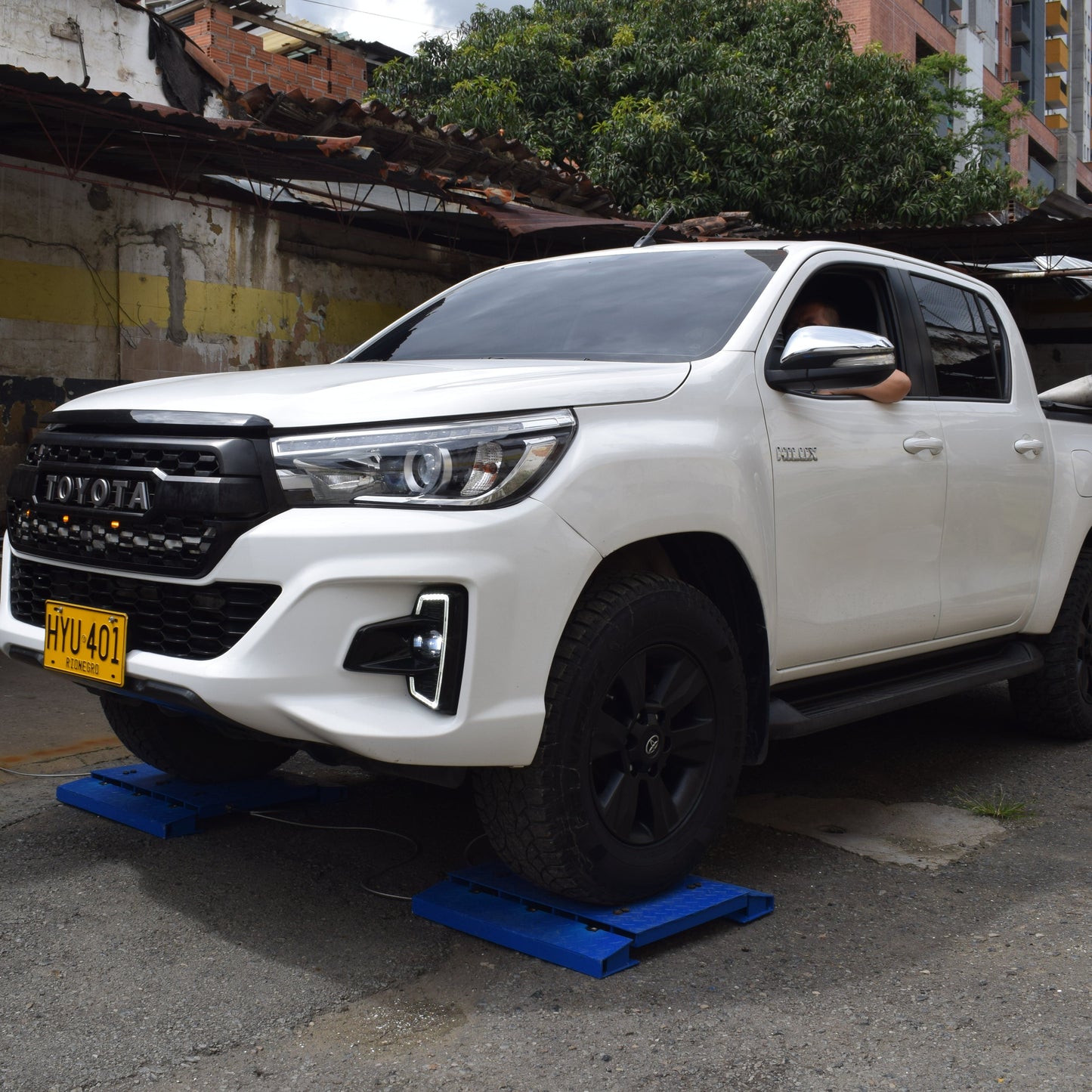 Báscula Camionera Cuatro Huella Sencilla