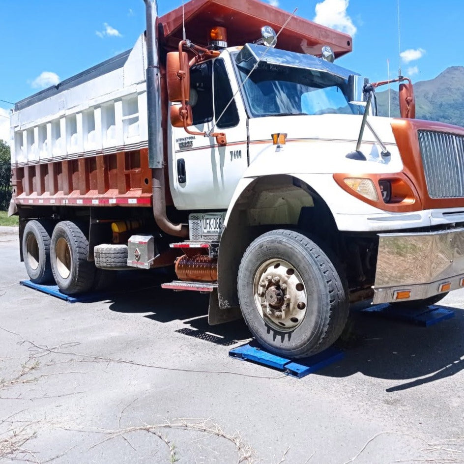 Báscula Camionera Portátil Cuatro Huella