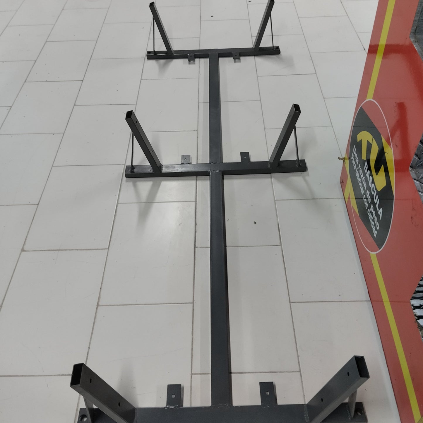 Estructura Sola Base para Plataforma Ganadera 200x75cm