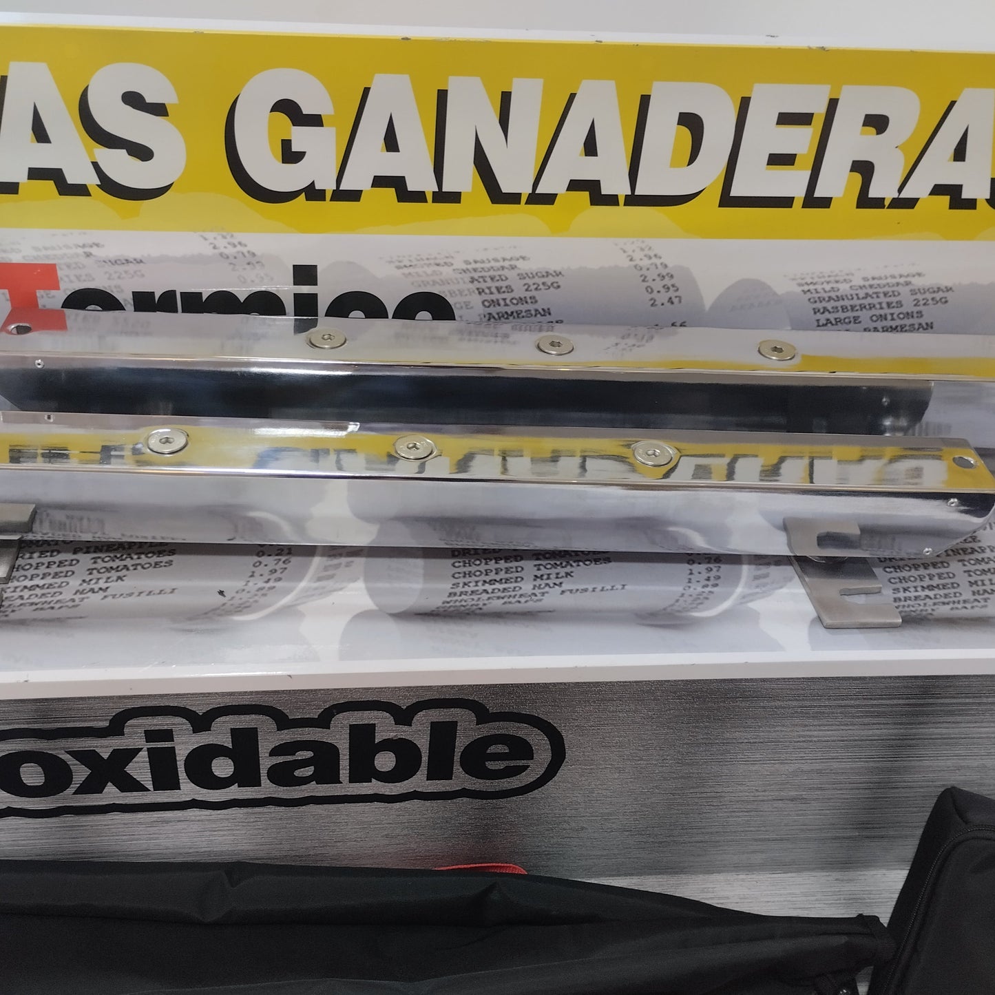 Barras Ganaderas Cromadas con Indicador Pasta ABS