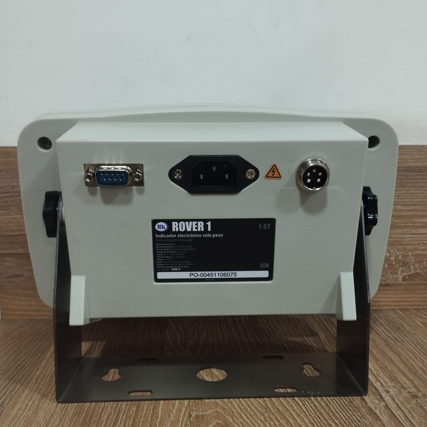 Barras Ganaderas Cromadas con Indicador Pasta LCD L-37