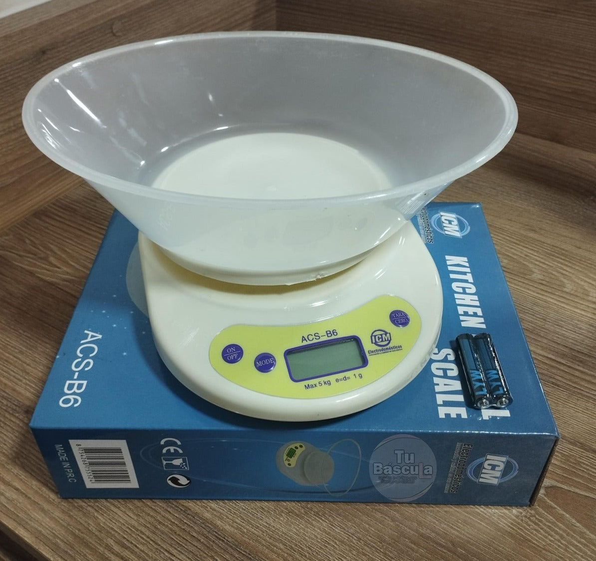 Gramera Plato Ovalado 5kg*1g