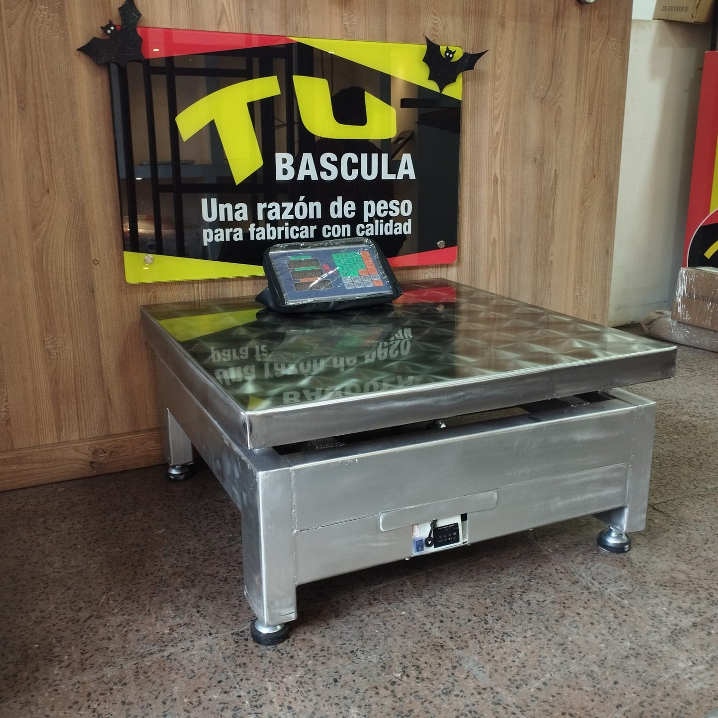 Báscula Plataforma Industrial en Acero Inoxidable