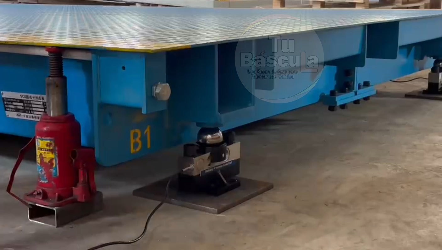 Báscula Camionera Modelo Fijo Doble Troque