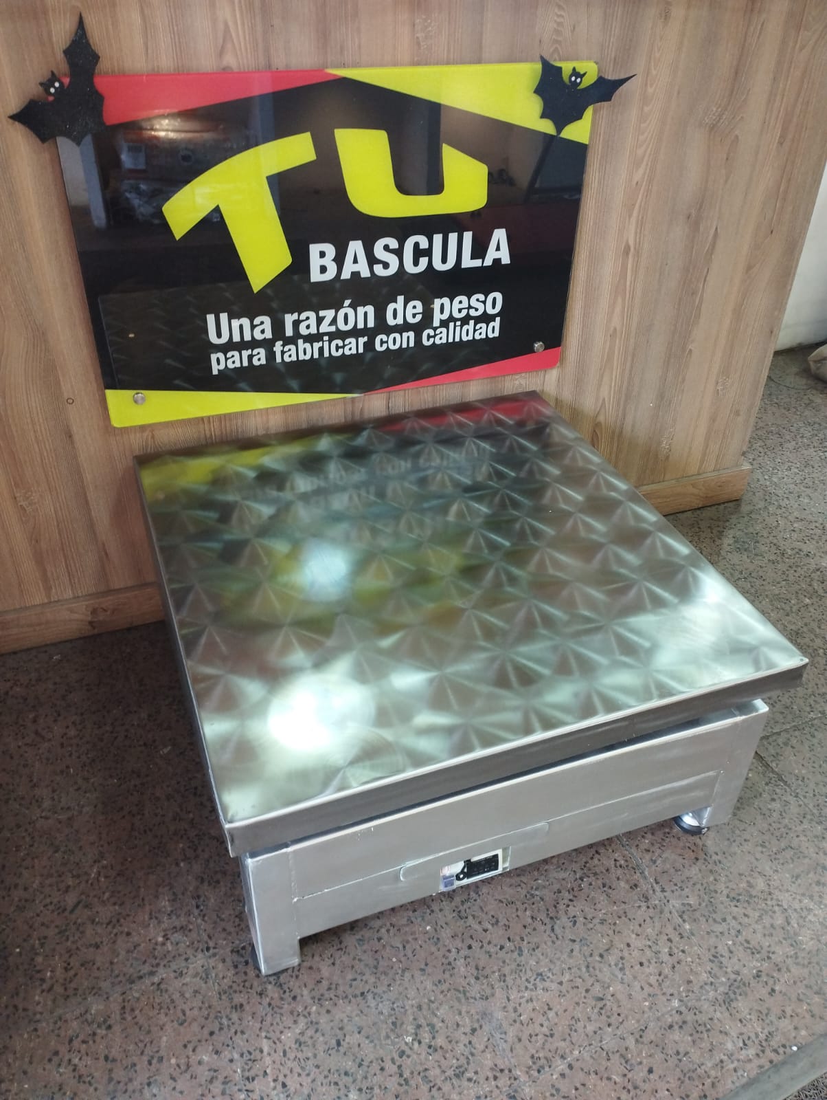 Báscula Plataforma Industrial en Acero Inoxidable