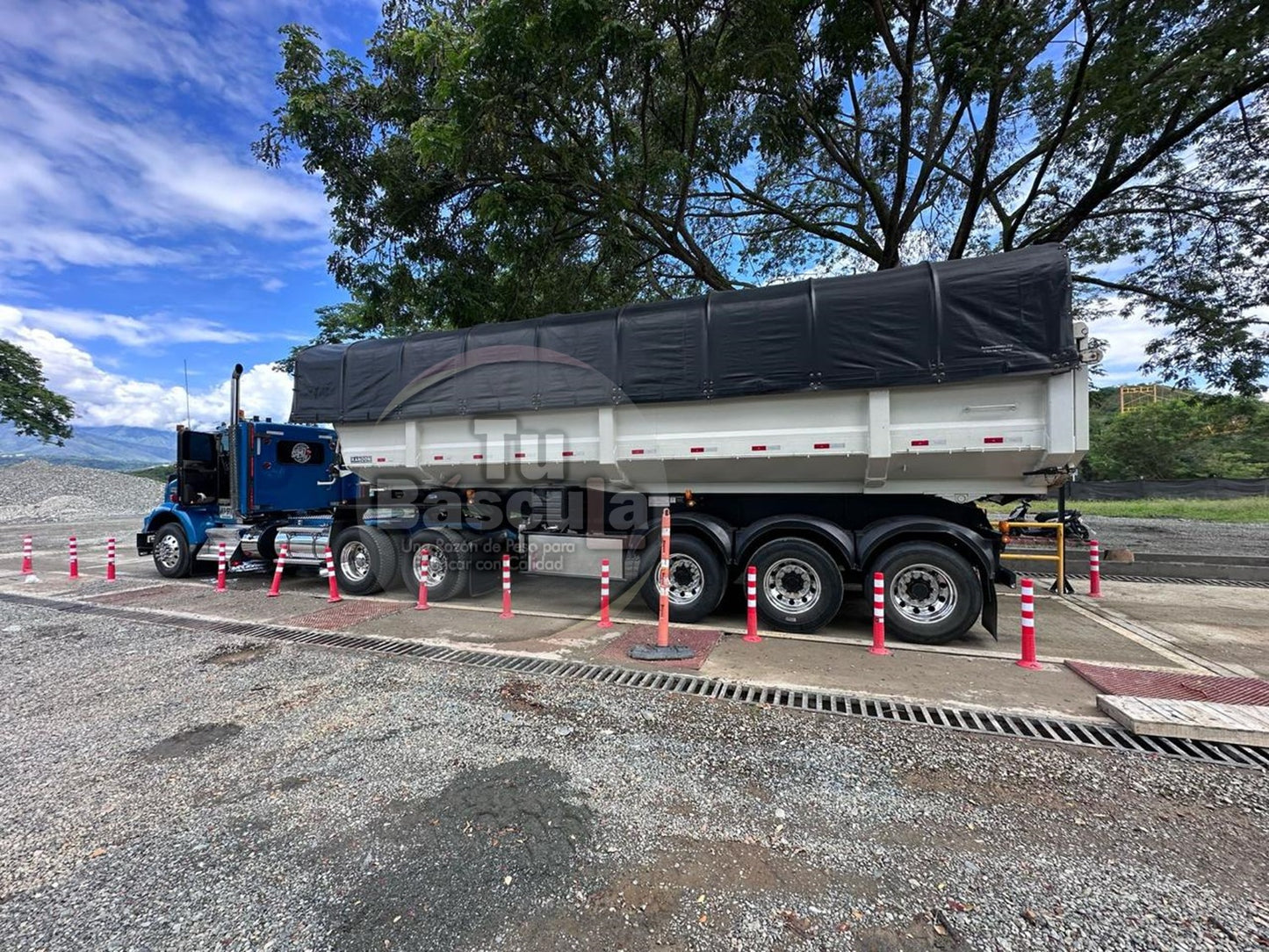 Báscula Camionera Modelo Fijo 18 Metros