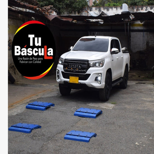 Báscula Camionera Cuatro Huella Sencilla