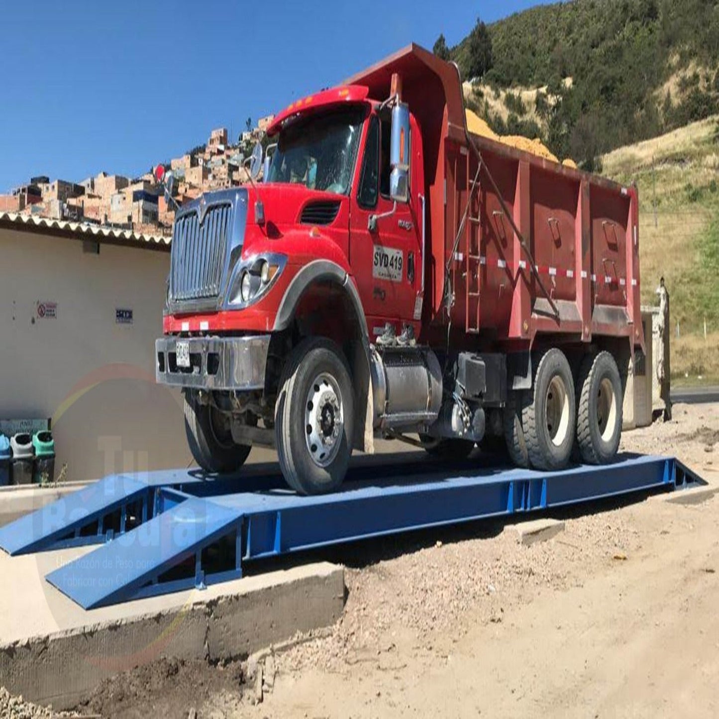 Báscula Camionera Huella Lineal