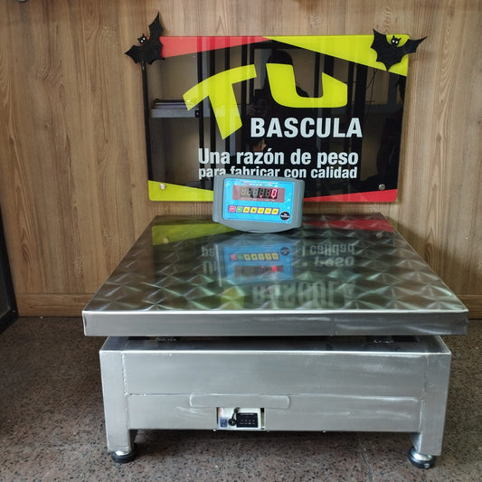 Báscula Plataforma Industrial en Acero Inoxidable