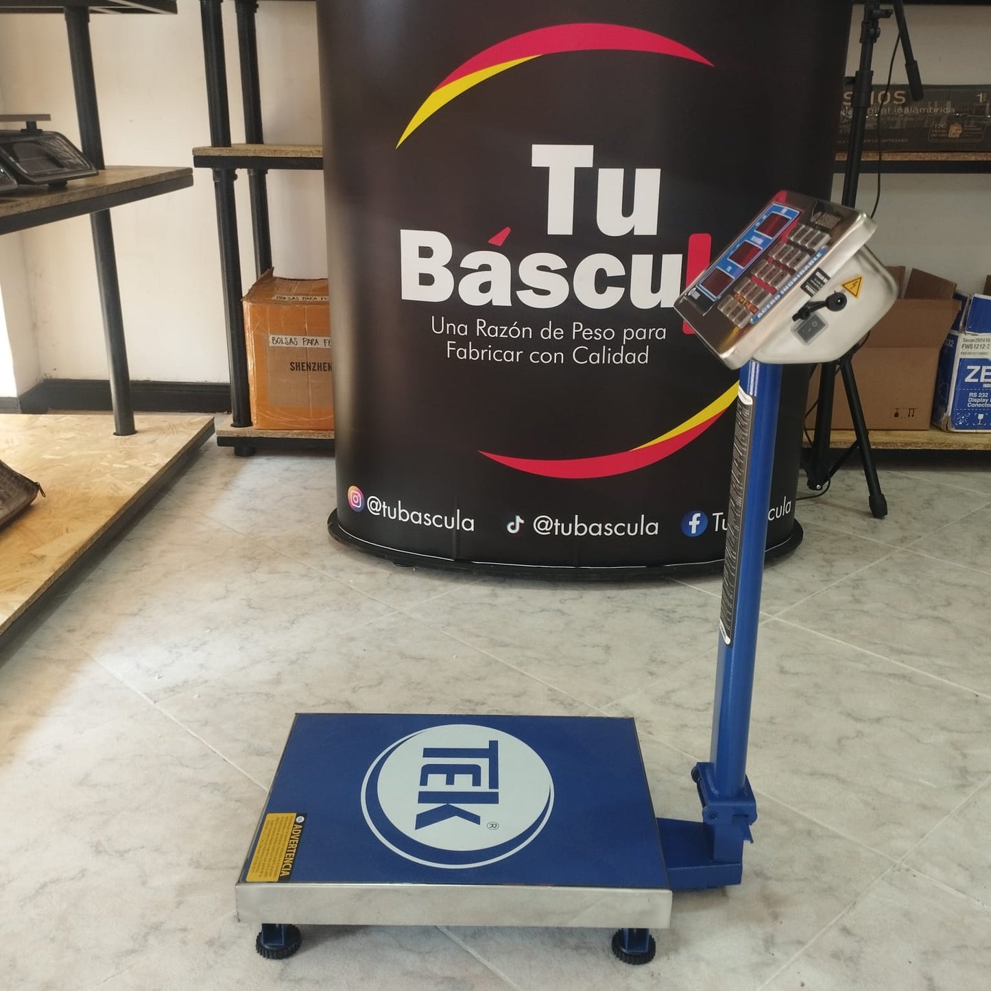 PESA CAJA ECUALIZABLE ACERO INOX MARCA TEK