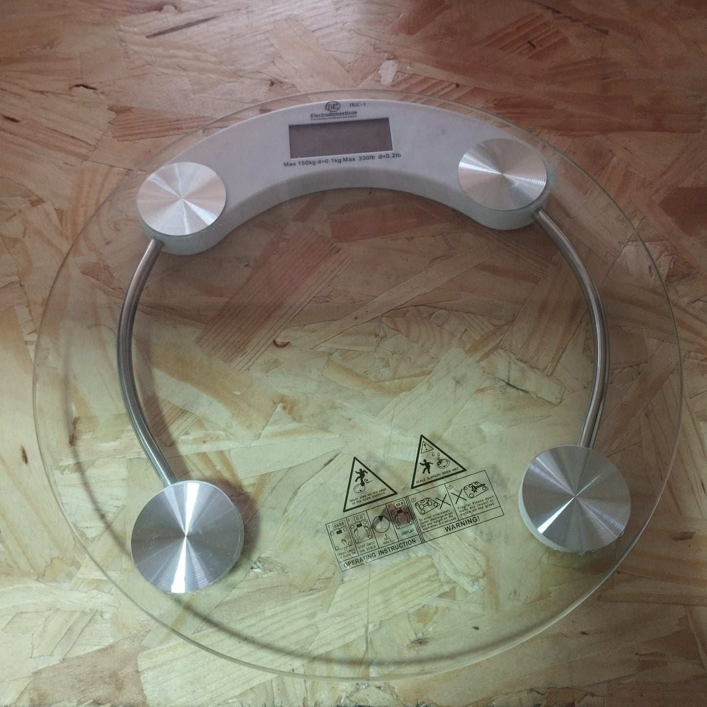 BÁSCULA PISO EN VIDRIO
