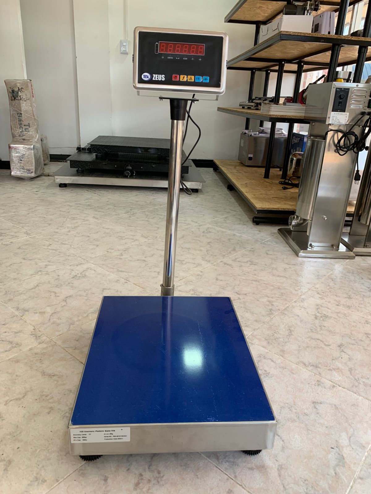 BÁSCULA TUBULAR FULL ACERO INOX MARCA TEK