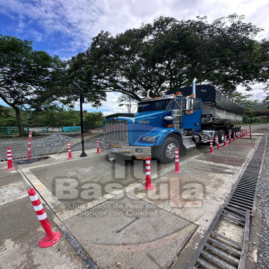 Báscula Camionera Modelo Fijo 18 Metros
