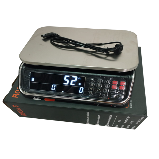 Gramera Comercial Digital ROCHI LED 3KG/6KG/15KG/30KG